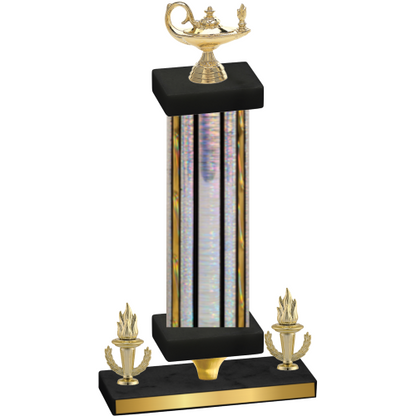 Premium Single Silver Glacier Victory Academics Trophy