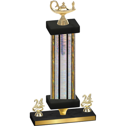 Premium Single Silver Glacier Year Academics Trophy