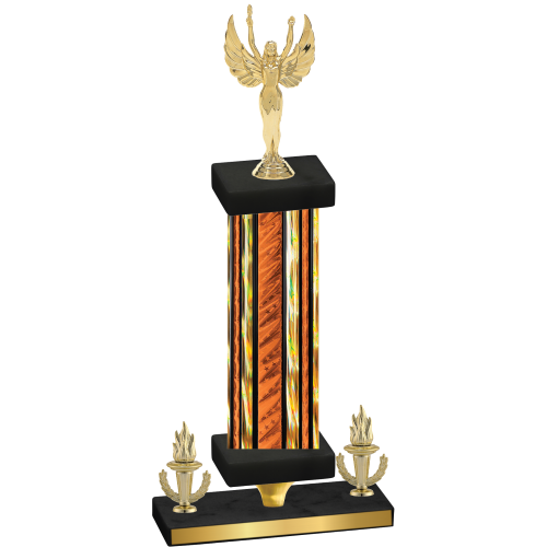 Premium Single Orange Glacier Victory Victory Trophy