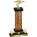 Premium Single Orange Glacier Second Place Cars Trophy