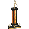 Premium Single Orange Glacier Year Skater Trophy