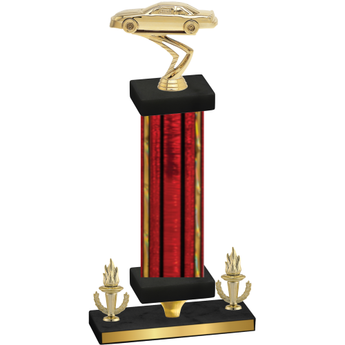 Premium Single Red Glacier Victory Cars Trophy