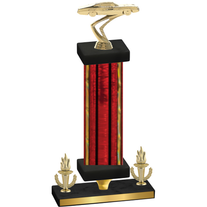 Premium Single Red Glacier Victory Cars Trophy