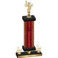 Premium Single Red Glacier Third Place Academics Trophy