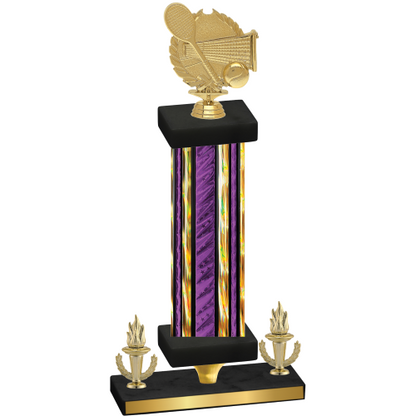 Premium Single Purple Glacier Victory Tennis Trophy