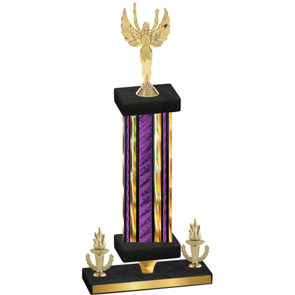 Premium Single Purple Glacier Victory Victory Trophy