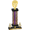Premium Single Purple Glacier Victory Pickleball Trophy