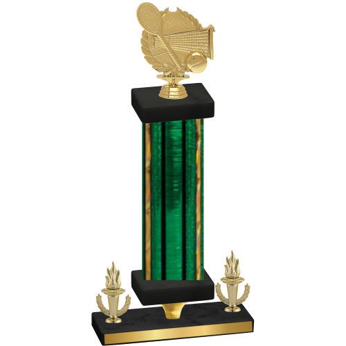 Premium Single Green Glacier Victory Tennis Trophy