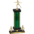 Premium Single Green Glacier Victory Skater Trophy