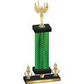 Premium Single Green Carbon Fiber Victory Victory Trophy