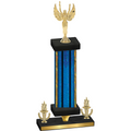 Premium Single Blue Glacier Victory Victory Trophy