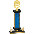 Premium Single Blue Glacier First Place Pickleball Trophy