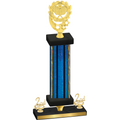 Premium Single Blue Glacier Second Place Pickleball Trophy