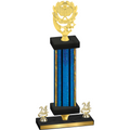 Premium Single Blue Glacier Year Pickleball Trophy