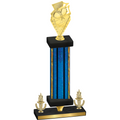 Premium Single Blue Glacier Victory Pickleball Trophy