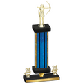 Premium Single Blue Glacier Year Archery Trophy