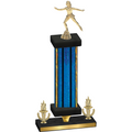 Premium Single Blue Glacier Victory Skater Trophy