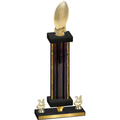 Premium Single Black Glacier Year Football Trophy