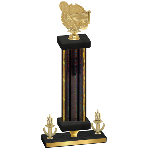 Premium Single Black Glacier Victory Tennis Trophy