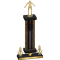 Premium Single Black Glacier Victory Wrestling Trophy