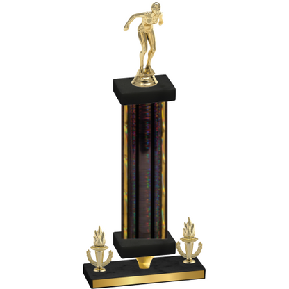Premium Single Black Glacier Victory Tennis Trophy