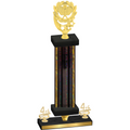 Premium Single Black Glacier Fourth Place Pickleball Trophy