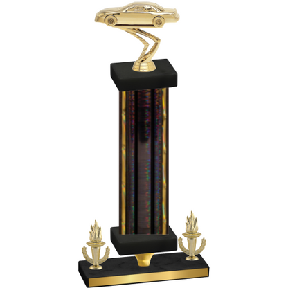 Premium Single Black Glacier Victory Cars Trophy