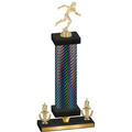 Premium Single Black Carbon Fiber Victory Running Trophy