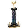 Premium Single Black Carbon Fiber Victory Victory Trophy