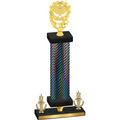 Premium Single Black Carbon Fiber Victory Pickleball Trophy