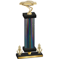 Premium Single Black Carbon Fiber Victory Cars Trophy