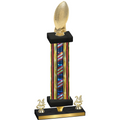 Premium Single Flag USA Year Football Trophy