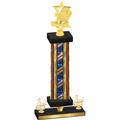 Premium Single Flag USA Third Place Pickleball Trophy