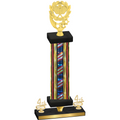 Premium Single Flag USA Fourth Place Pickleball Trophy