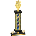 Premium Single Flag USA First Place Pickleball Trophy