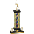 Premium Single Flag USA Year Golf Trophy