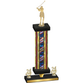 Premium Single Flag USA Year Golf Trophy