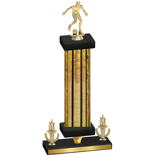 Premium Single Gold Glacier Victory Soccer Trophy