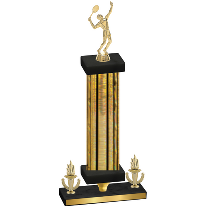 Premium Single Gold Glacier Victory Tennis Trophy