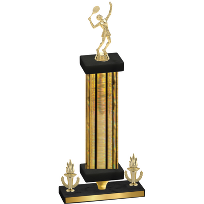 Premium Single Gold Glacier Victory Tennis Trophy