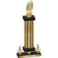Premium Single Gold Glacier Victory Football Trophy