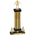Premium Single Gold Glacier Victory Wrestling Trophy