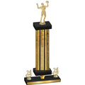 Premium Single Gold Glacier Year Volleyball Trophy
