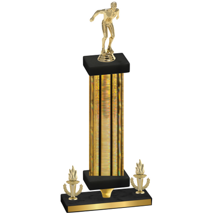 Premium Single Gold Glacier Victory Swimming Trophy