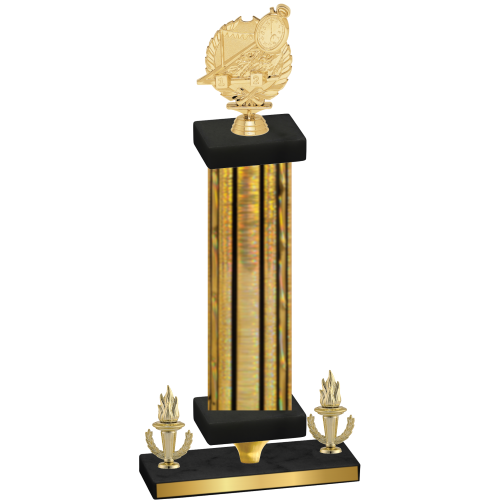 Premium Single Gold Glacier Victory Swimming Trophy