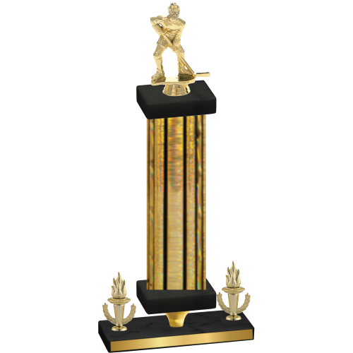 Premium Single Gold Glacier Victory Hockey Trophy