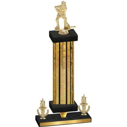Premium Single Gold Glacier Victory Hockey Trophy