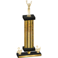 Premium Single Gold Glacier Second Place Victory Trophy