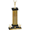 Premium Single Gold Glacier Third Place Victory Trophy