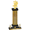Premium Single Gold Glacier Year Pickleball Trophy